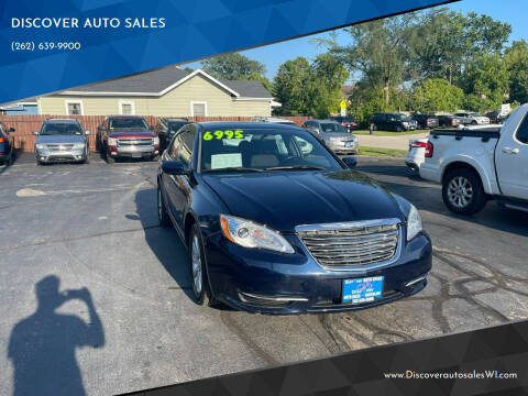 2013 Chrysler 200 for sale at DISCOVER AUTO SALES in Racine WI