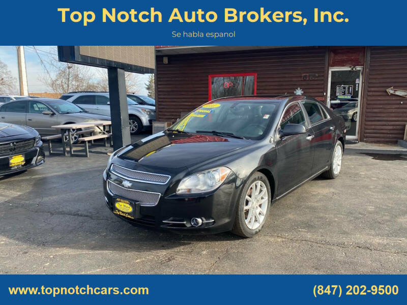 2011 Chevrolet Malibu for sale at Top Notch Auto Brokers in McHenry IL