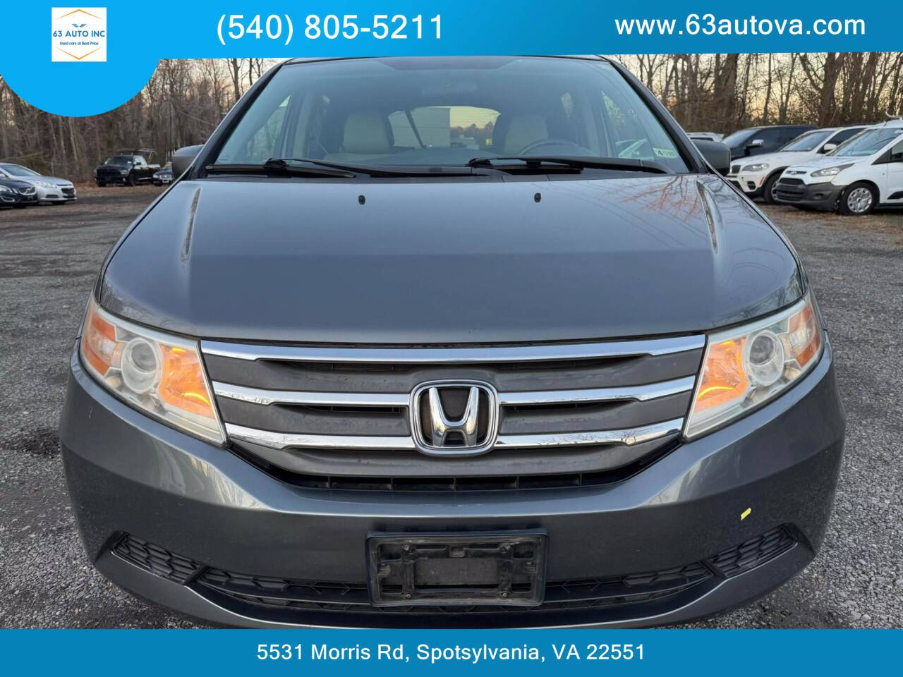 2012 Honda Odyssey for sale at 63 Auto Inc in Spotsylvania, VA