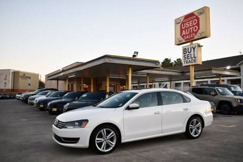 2015 Volkswagen Passat for sale at Houston Used Auto Sales in Houston TX
