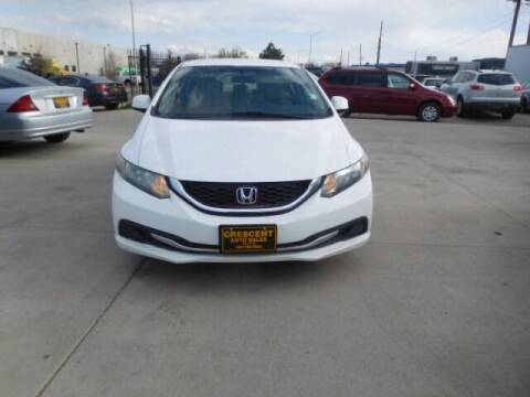 2013 Honda Civic for sale at CRESCENT AUTO SALES in Denver CO