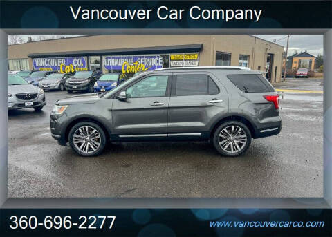 2018 Ford Explorer for sale at Vancouver Car Co in Vancouver WA