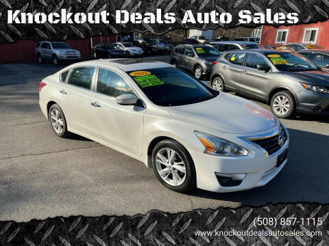 2015 Nissan Altima for sale at Knockout Deals Auto Sales in West Bridgewater MA
