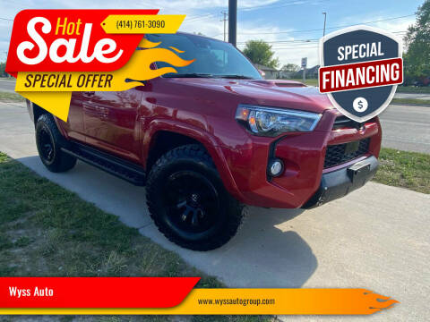 2020 Toyota 4Runner for sale at Wyss Auto in Oak Creek WI