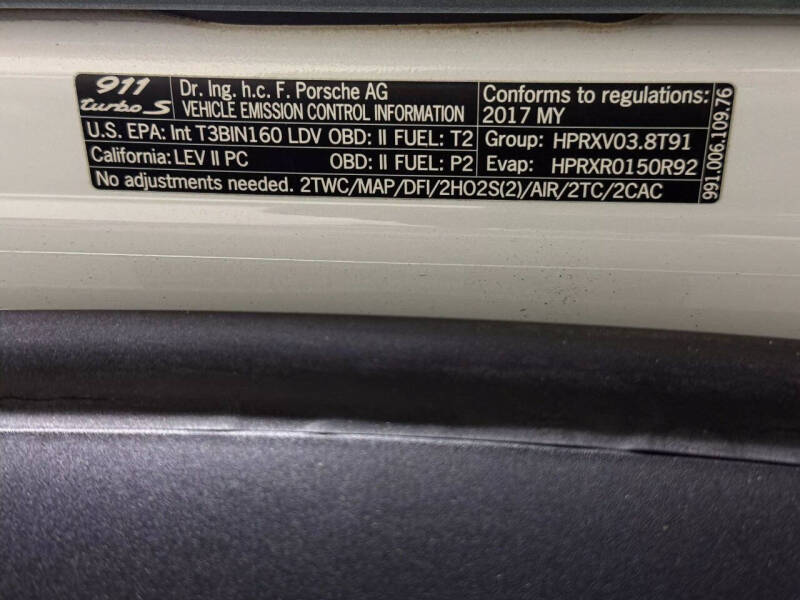 2017 Porsche 911 Turbo S