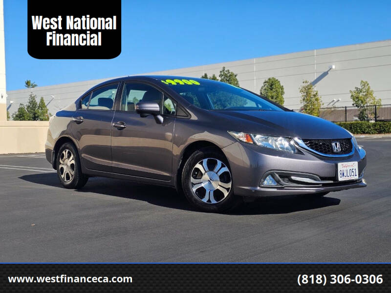 2015 Honda Civic for sale at West National Financial in Van Nuys CA