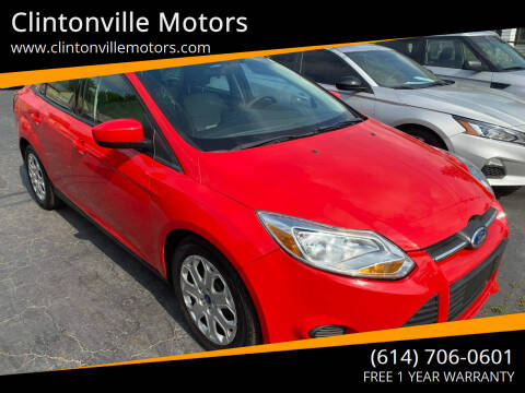2012 Ford Focus for sale at Clintonville Motors in Columbus OH