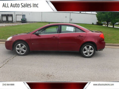 2008 Pontiac G6 for sale at ALL Auto Sales Inc in Saint Louis MO