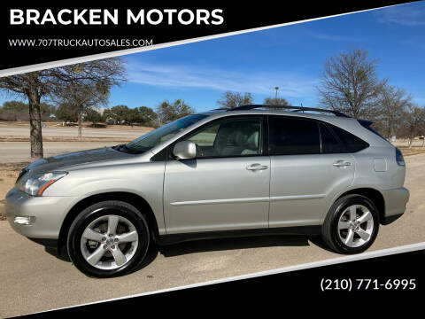 2004 Lexus RX 330 for sale at BRACKEN MOTORS in San Antonio TX