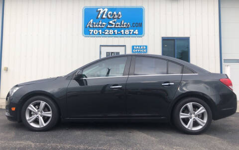 2013 Chevrolet Cruze for sale at NESS AUTO SALES in West Fargo ND
