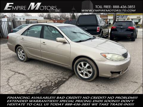 2005 Toyota Camry for sale at Empire Motors LTD in Cleveland OH