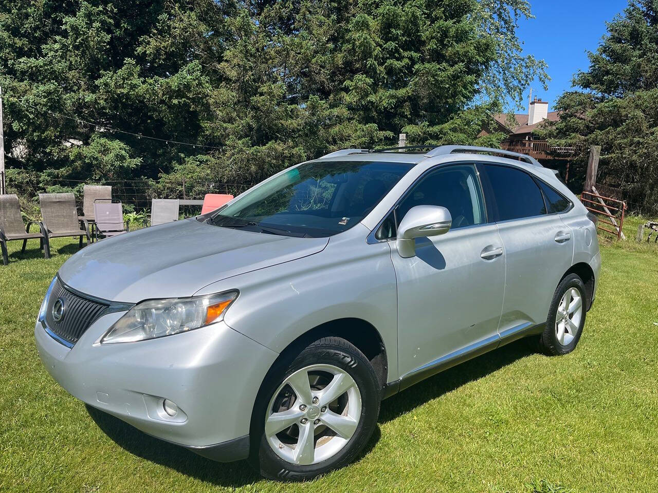 Silver 2010 Lexus RX 350 Base AWD 4dr SUV 1