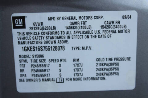 2005 GMC Envoy XL SLE