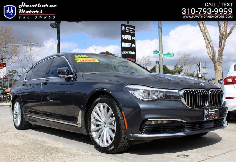 2016 BMW 7 Series for sale at Hawthorne Motors Pre-Owned in Lawndale CA