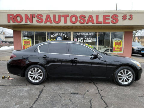 2008 Infiniti G35 for sale at RON'S AUTO SALES INC in Cicero IL