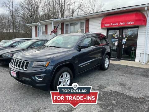 2015 Jeep Grand Cherokee for sale at Dave Franek Automotive in Wantage NJ