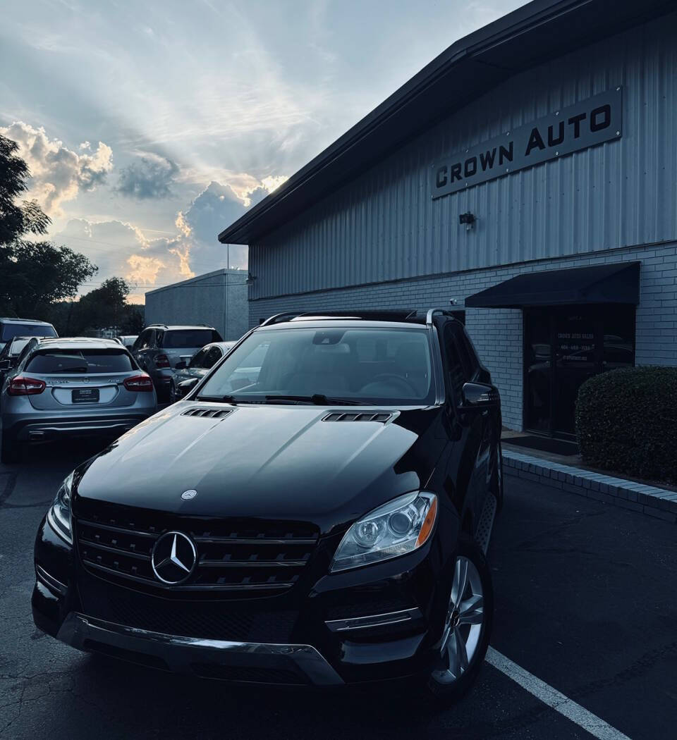 2013 Mercedes-Benz M-Class for sale at Crown Auto Sales in Marietta, GA