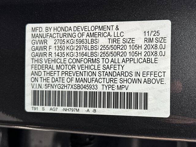 2025 Honda Pilot Touring+