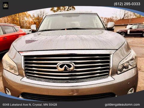 2013 Infiniti QX56 for sale at GoldenGate Auto Sales LLC in Crystal MN