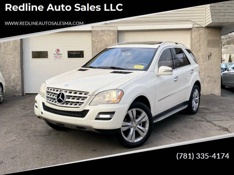 2011 Mercedes-Benz M-Class for sale at Redline Auto Sales LLC in East Weymouth MA
