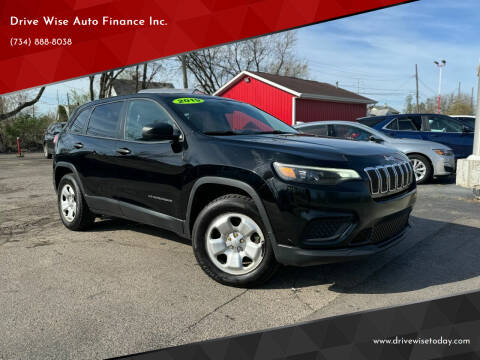 2019 Jeep Cherokee for sale at Drive Wise Auto Finance Inc. in Wayne MI