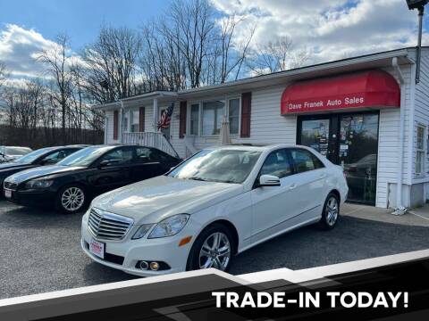 2010 Mercedes-Benz E-Class for sale at Dave Franek Automotive in Wantage NJ