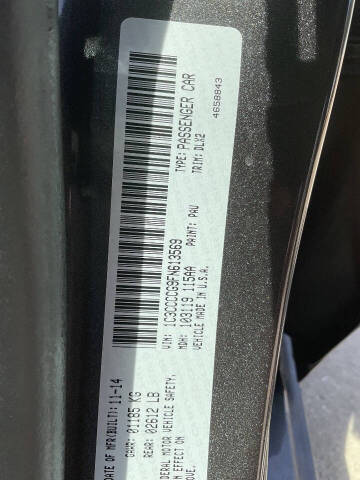2015 Chrysler 200 C