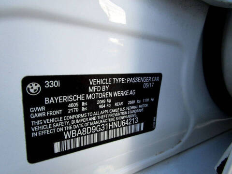 2017 BMW 3 Series 330i xDrive