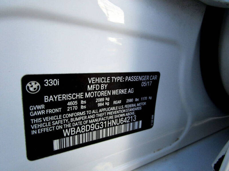 2017 BMW 3 Series 330i xDrive