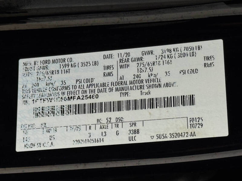 2021 Ford F-150 Lariat