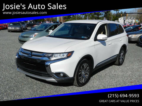 2017 Mitsubishi Outlander for sale at Josie's Auto Sales in Gilbertsville PA