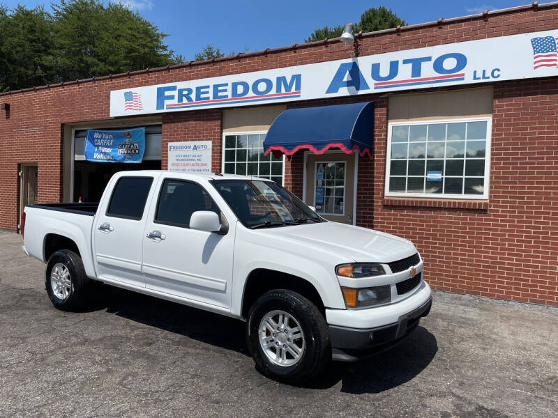 2012 Chevrolet Colorado for sale at FREEDOM AUTO LLC in Wilkesboro NC