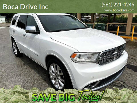 2019 Dodge Durango for sale at Boca Drive Inc in Oakland Park FL