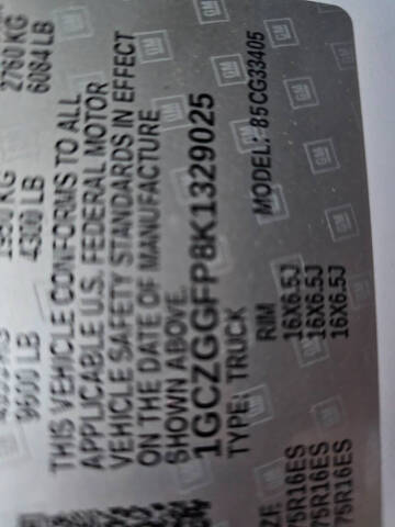 2019 Chevrolet Express 3500