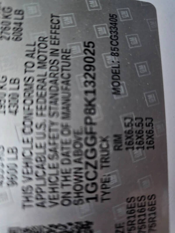 2019 Chevrolet Express 3500