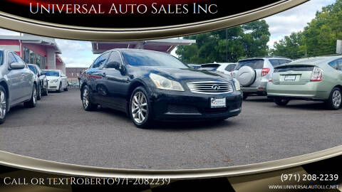 2007 Infiniti G35 for sale at Universal Auto Sales Inc in Salem OR
