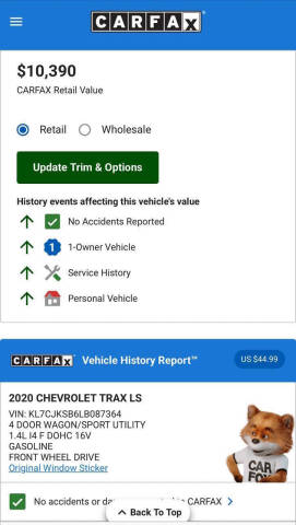 2020 Chevrolet Trax LS