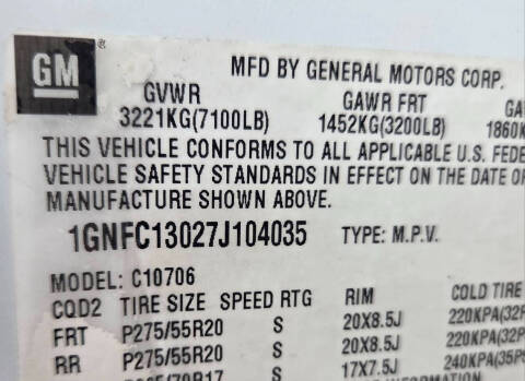 2007 Chevrolet Tahoe LT