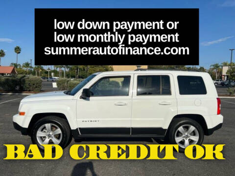 2012 Jeep Patriot for sale at SUMMER AUTO FINANCE in Costa Mesa CA