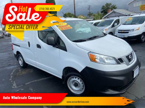 2017 Nissan NV200 for sale at Auto Wholesale Company in Santa Ana CA