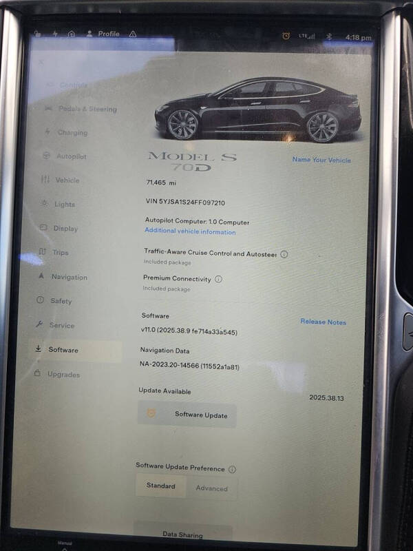 2015 Tesla Model S 70D
