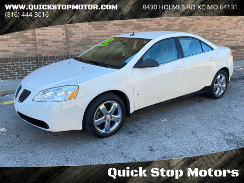 2008 Pontiac G6 for sale at Quick Stop Motors in Kansas City MO