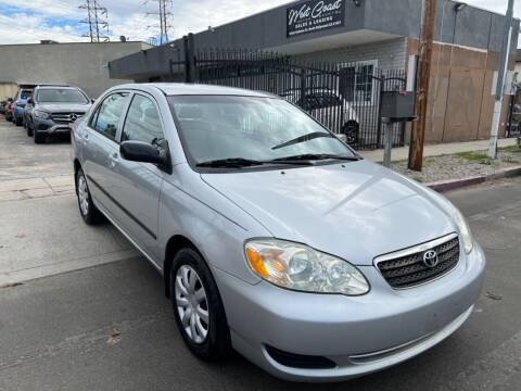 2007 Toyota Corolla for sale at West Coast Motor Sports in North Hollywood CA