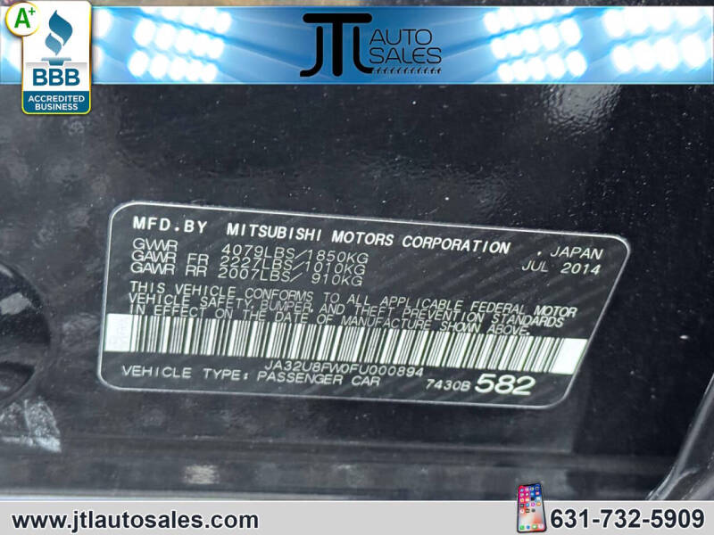 2015 Mitsubishi Lancer GT