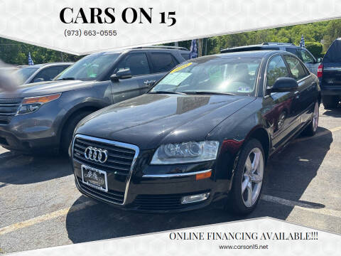 2008 Audi A8 L for sale at Cars On 15 in Lake Hopatcong NJ
