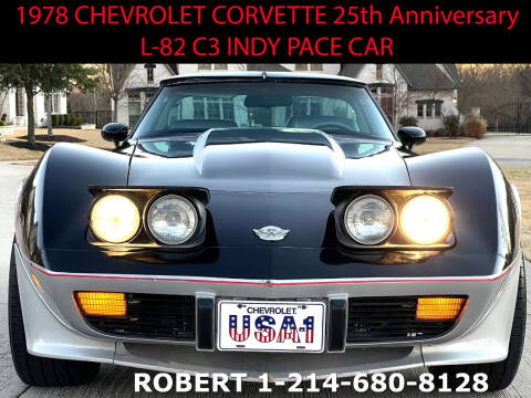 1978 Chevrolet Corvette for sale at Mr. Old Car in Dallas TX