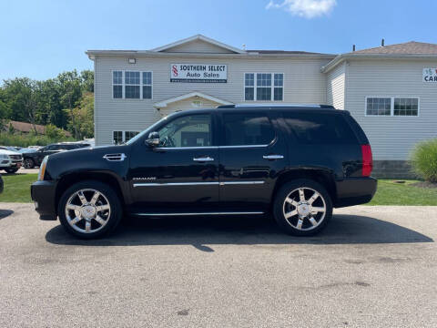 2012 Cadillac Escalade for sale at SOUTHERN SELECT AUTO SALES in Medina OH