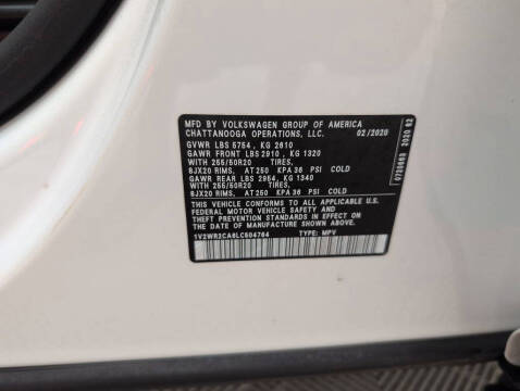 2020 Volkswagen Atlas V6 SE