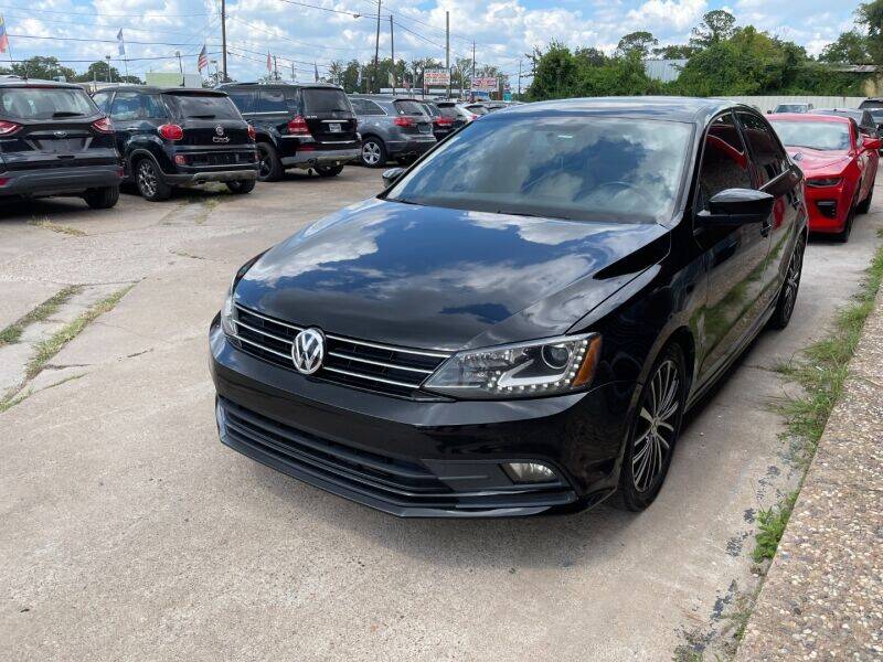 2015 Volkswagen Jetta for sale at Sam's Auto Sales in Houston TX