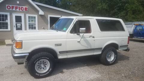 1991 Ford Bronco for sale at MIKE B CARS LTD in Hammonton NJ